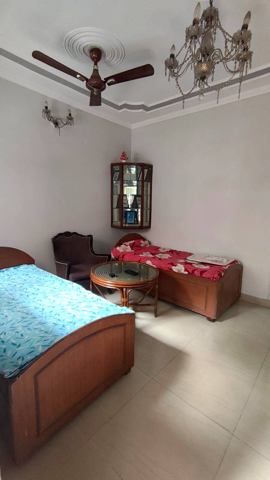 Hall Double Bed at Janki PG